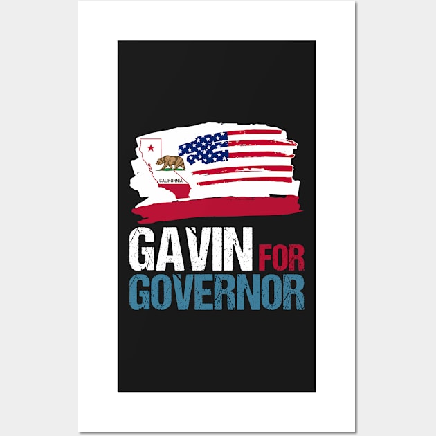 Gavin Newsom for Governor of California Wall Art by yass-art